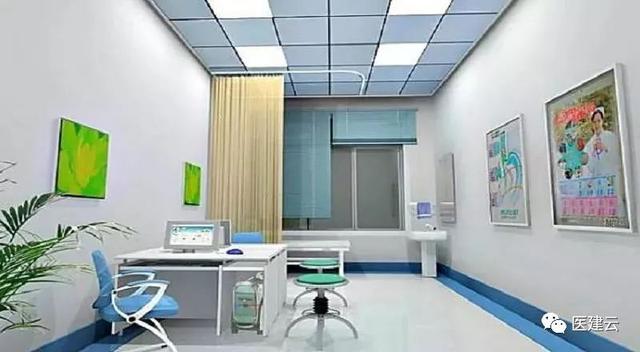 包括诊室入口的空间设置要方便患者通行;检查区需注意设置 等候区,有