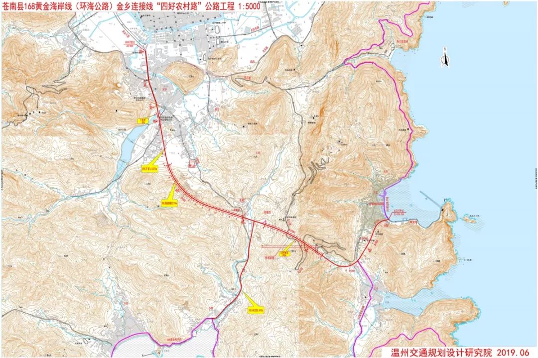 途经金乡168黄金海岸线工程金乡连接线四好农村路