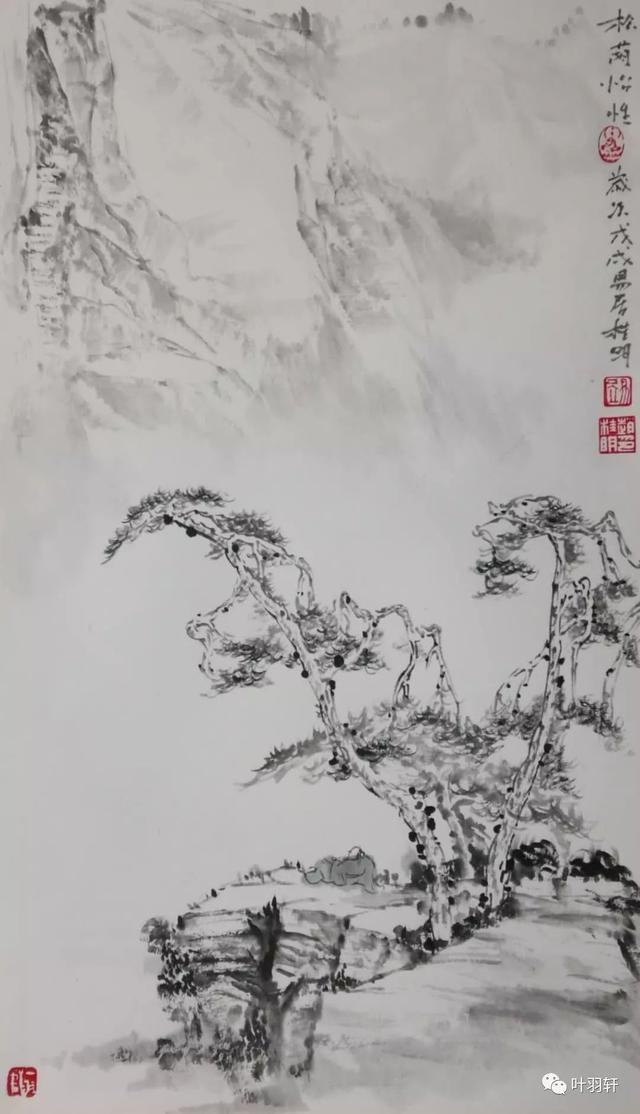 赵桂明人物山水作品欣赏