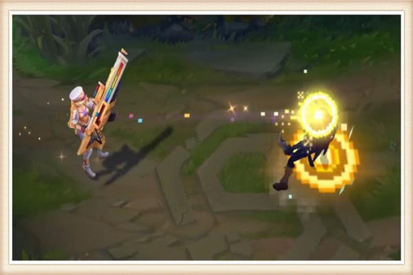 LOL:凯特琳新皮肤，电玩女神凯特琳普通版与至臻版对比