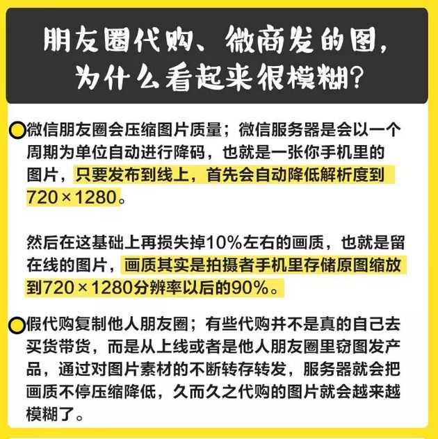 今日神图 | 朋友圈代购,微商发的照片,为什么那么模糊?