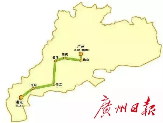 重磅!广湛高铁来了!广州到湛江不用2小时!沿线