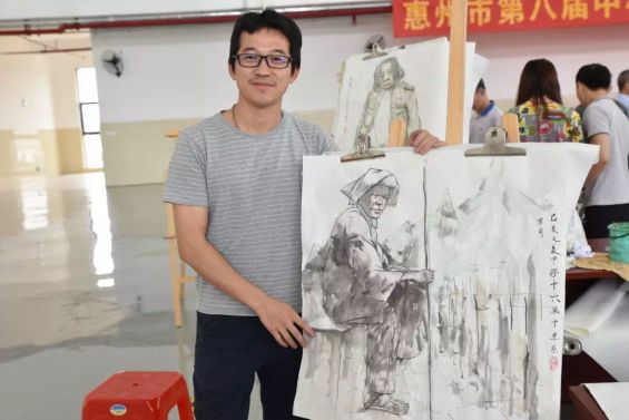 喜讯|| 我校陈彬开老师在惠州市中小学美术教师基本功