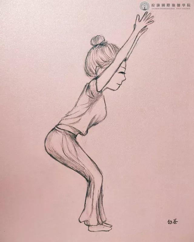 一组超萌的瑜伽绘画,你想认识一下她的作者吗?