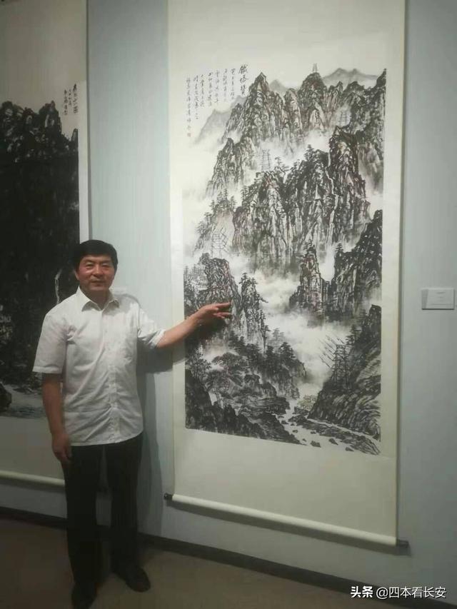张宏伟的山水画