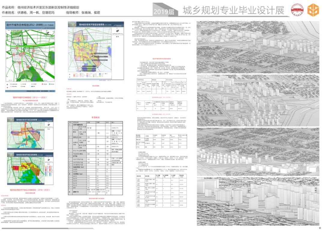 合肥工业大学建筑与艺术学院2019届城乡规划专业毕业设计展