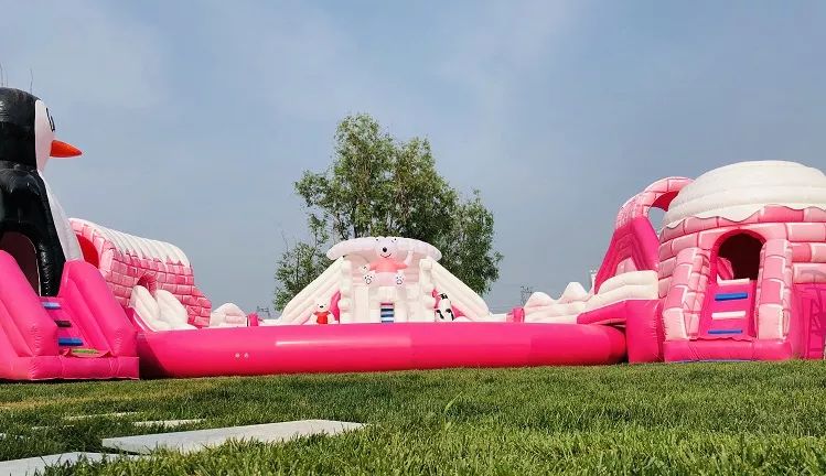 嗨玩水世界,粉色滑道,粉色乐园,掀起京城最