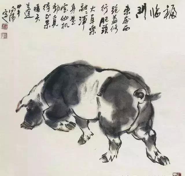 猪年画猪,国画中猪的画法