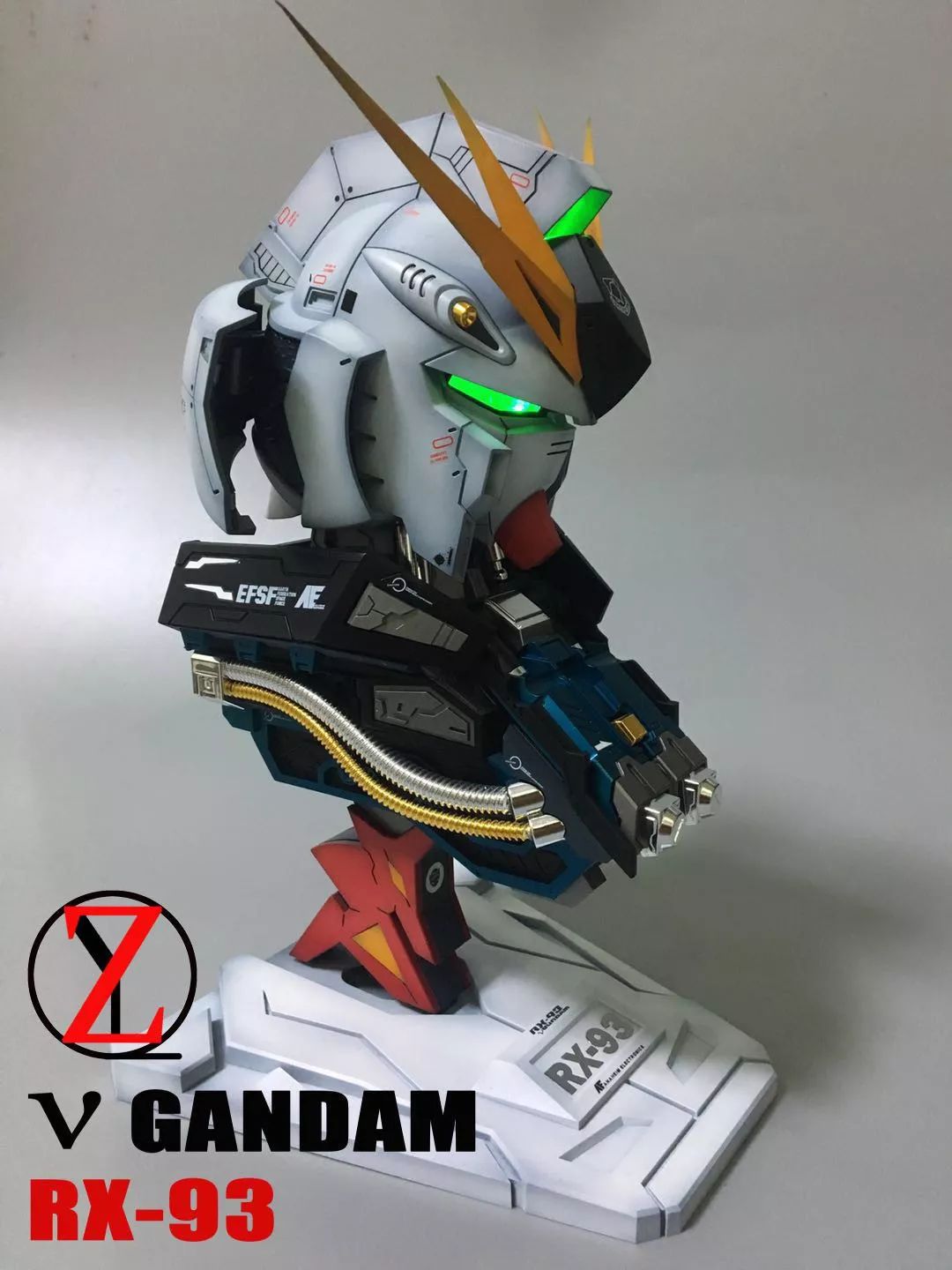 【佳作】牛高达胸像,这个头你爱了没?