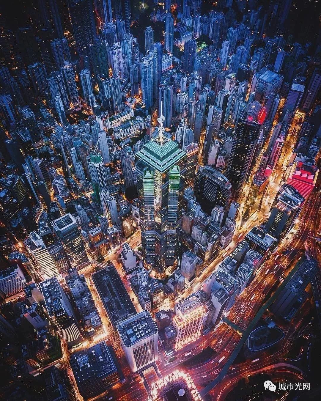 中国八大城市夜景航拍_重庆
