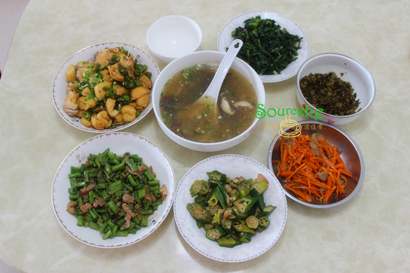 五菜一汤的晚餐,不足30元,只需半小时做好,简单