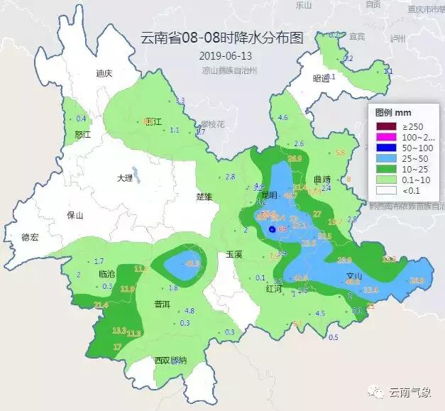 另外,滇西,滇中,滇南和滇东北77站日最高气温超过30℃,元阳为全省最