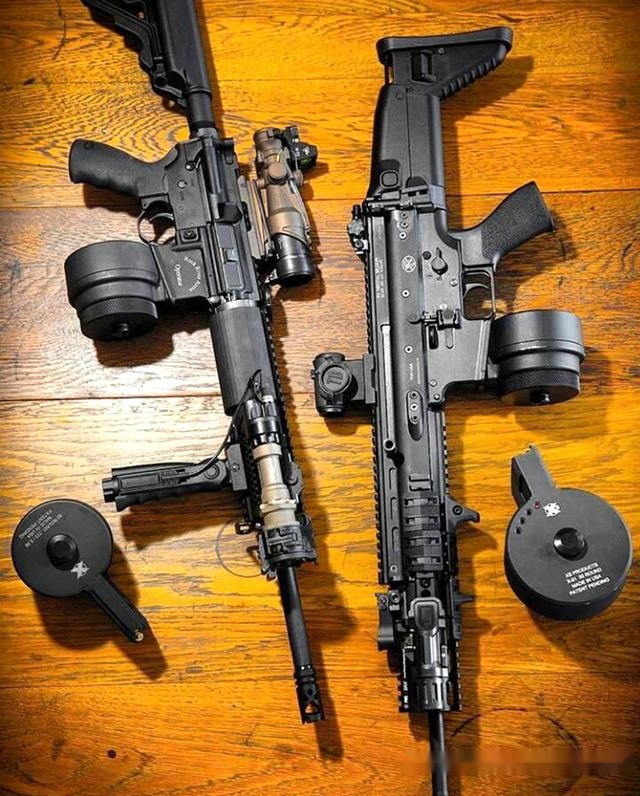 枪械欣赏系列,经典步枪图一组,AR15和马林杠杆真的帅