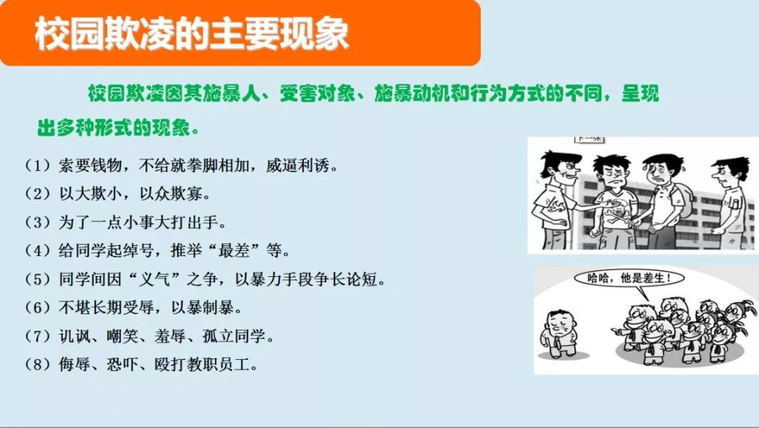 详细介绍校园欺凌的类型和现象 并结合典型案例相信分析其危害 给家长