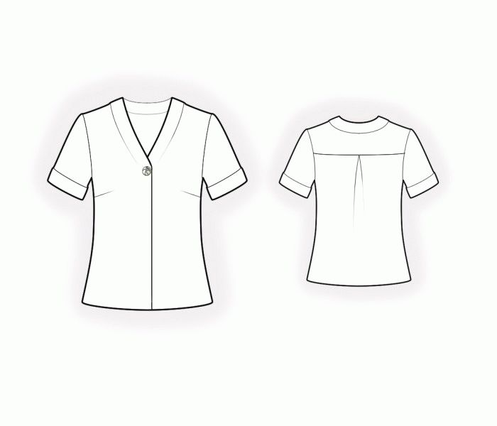 连衣裙短袖上衣的效果图款式图