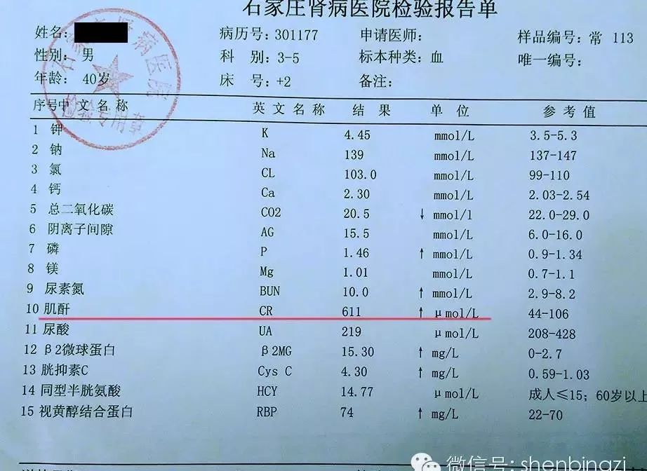 肌酐都1000了竟然不用透析