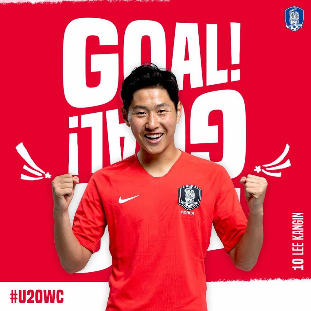 别人家的U20!18岁李康仁1球4助,韩国首进世青