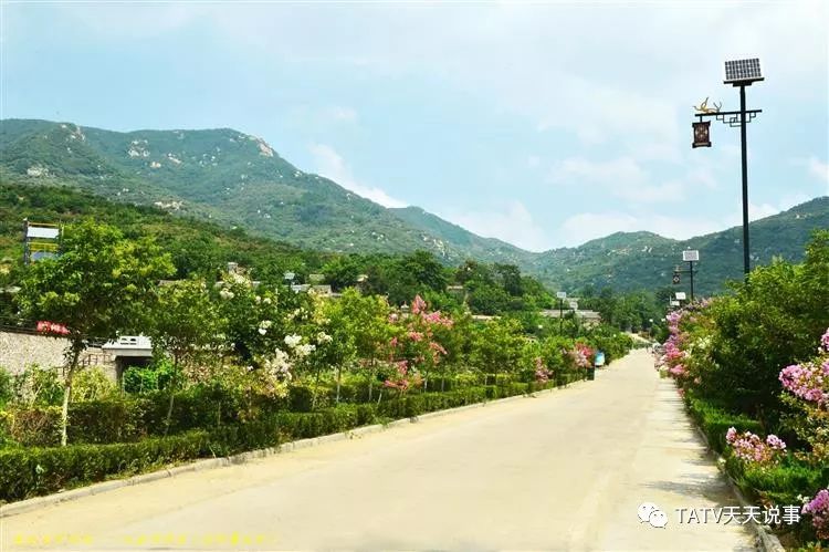 天天说画泰安乡村记忆之道朗里峪四季景色下