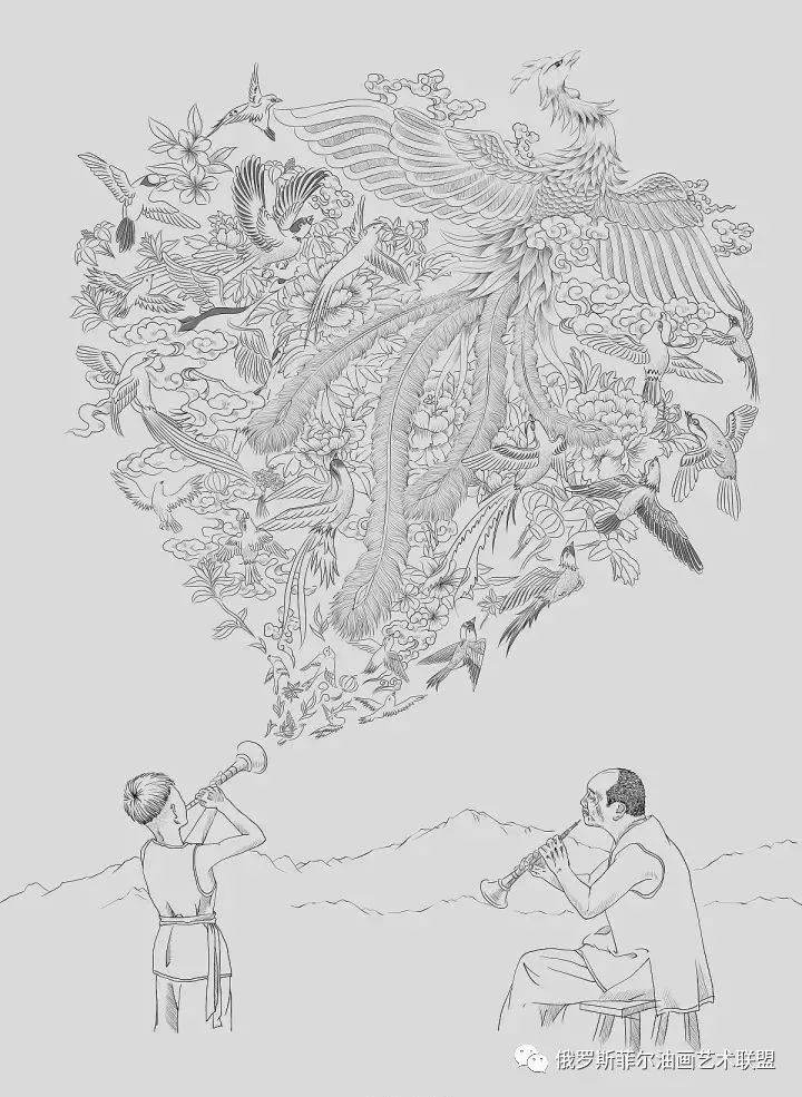 90后男孩的极品钢笔画,细腻的让人窒息