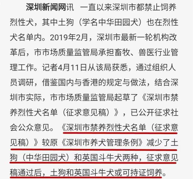 将中华田园犬移出禁养名单深圳的做法值得所有城市学习