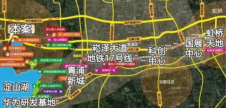 地铁s3线对接地铁17号线规划示意图 在建设 轨道交通的同时, 淀山湖