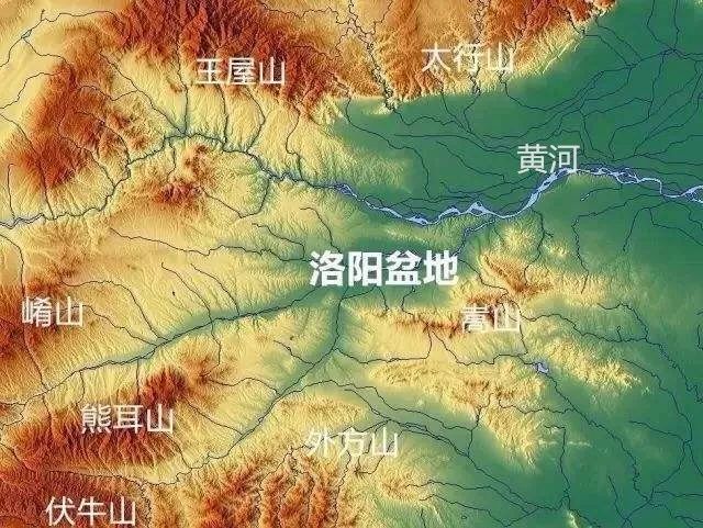 中 为我们展现的盛世洛阳之景 从洛阳地形图可以看出 洛阳的地理特点