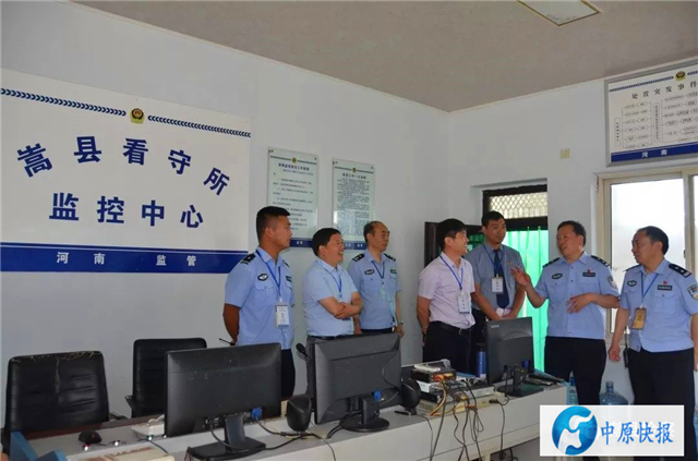 嵩县人民检察院党组书记,检察长耿艳升到派驻看守所检察室调研指导