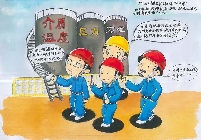 丰喜临猗展播化工安全生产"五十五条禁令"安全系列漫画