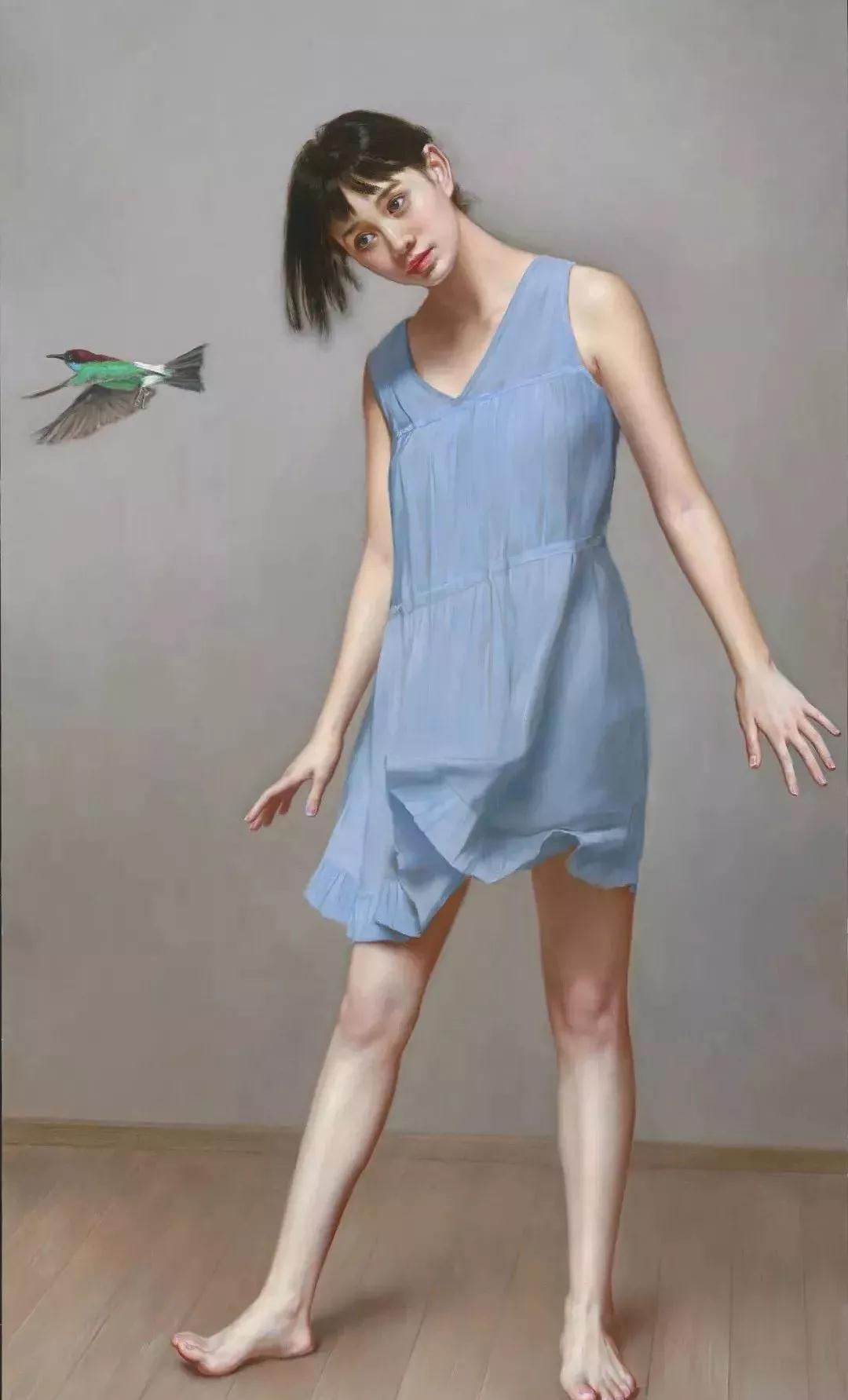 美到极致的古典主义李贵军老师的油画作品