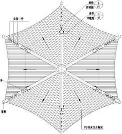 六角攒尖建筑四角攒尖建筑构造比较简单,是攒尖顶基础的构造,平面呈正