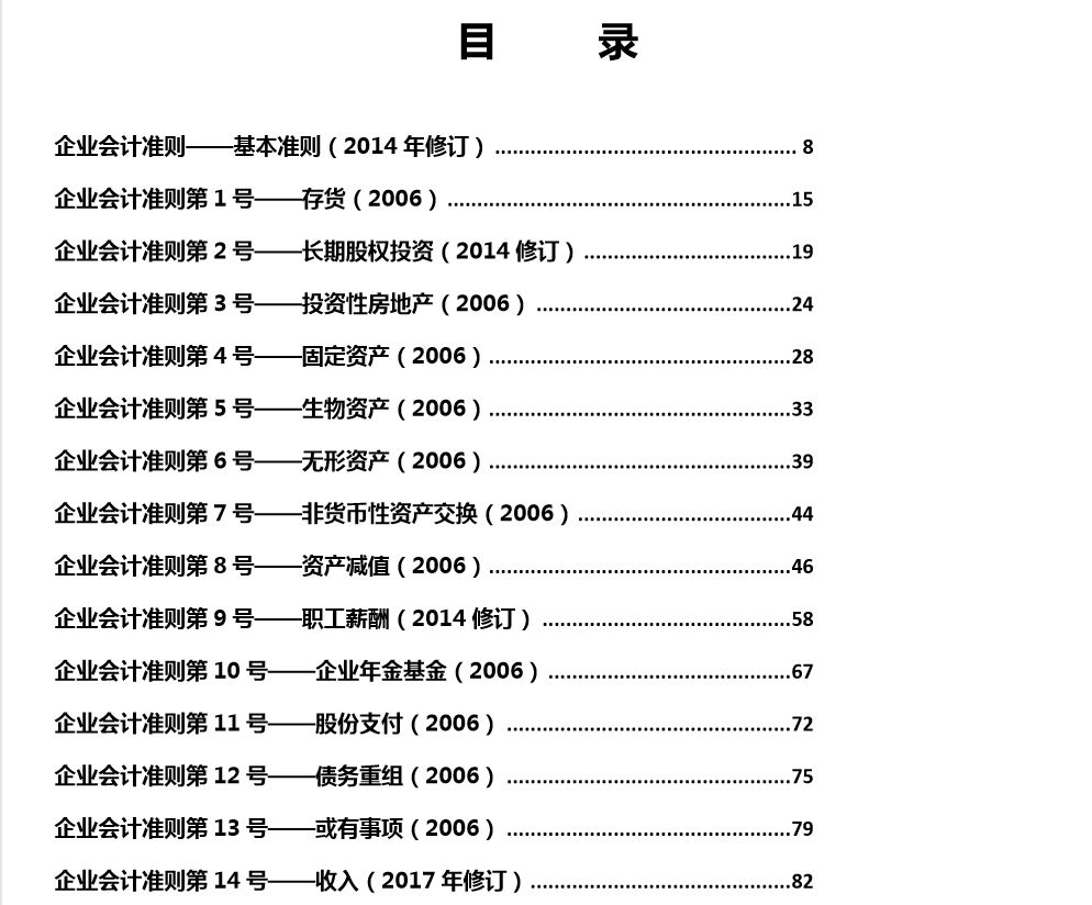 企业会计准则及应用指南 pdf格式,可检索,可 打印学习!