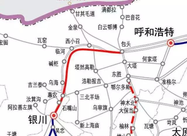 (内蒙古)2019年铁总开工建设的铁路线路详解