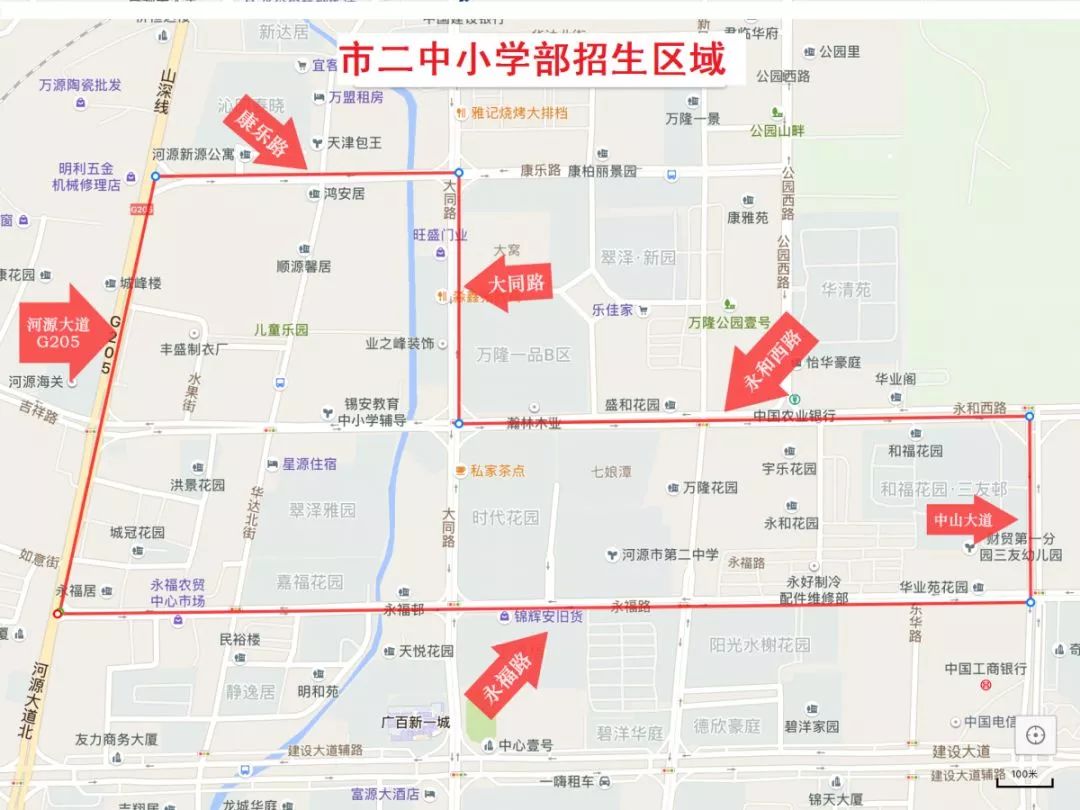 河源市区中小学最新招生区域划分图公布!今年又有新变化