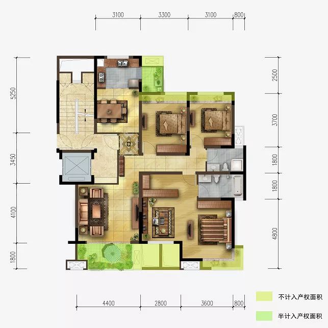 宏达 雍锦府一期户型图部分展示