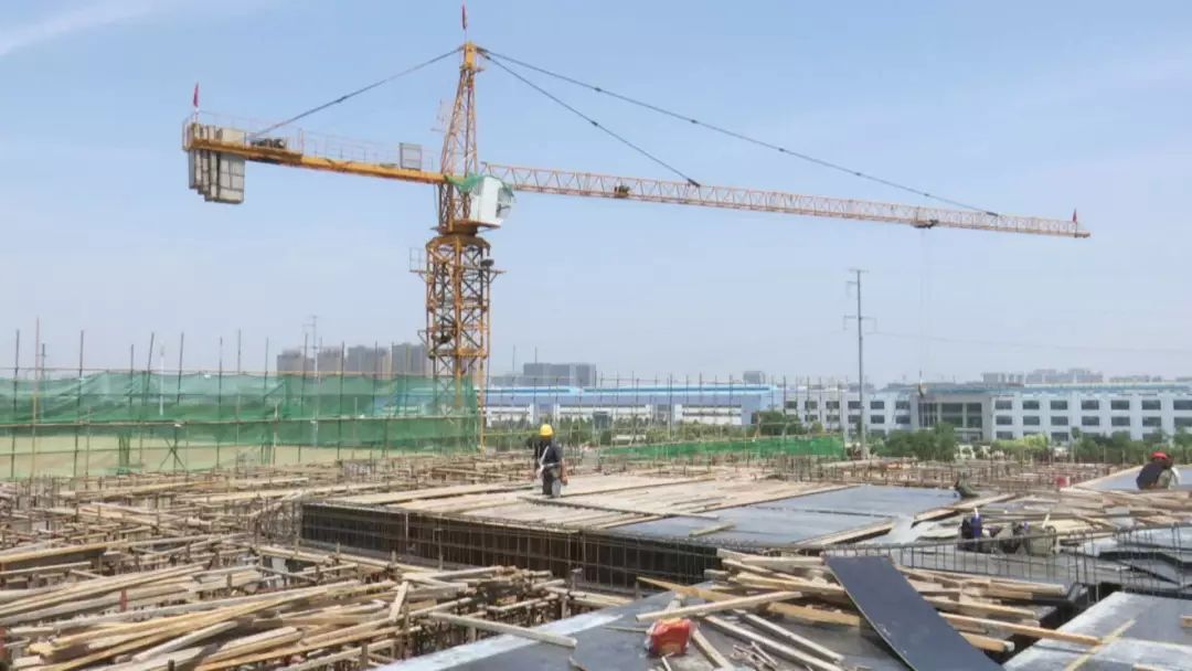 快要来了!济宁综合保税区监管仓库主体施工近