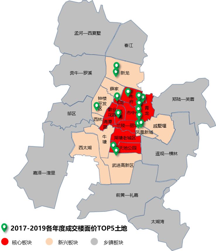 刚刚结束的6月两场土拍沿袭了五月的火热,武进区湖塘镇永安河东侧