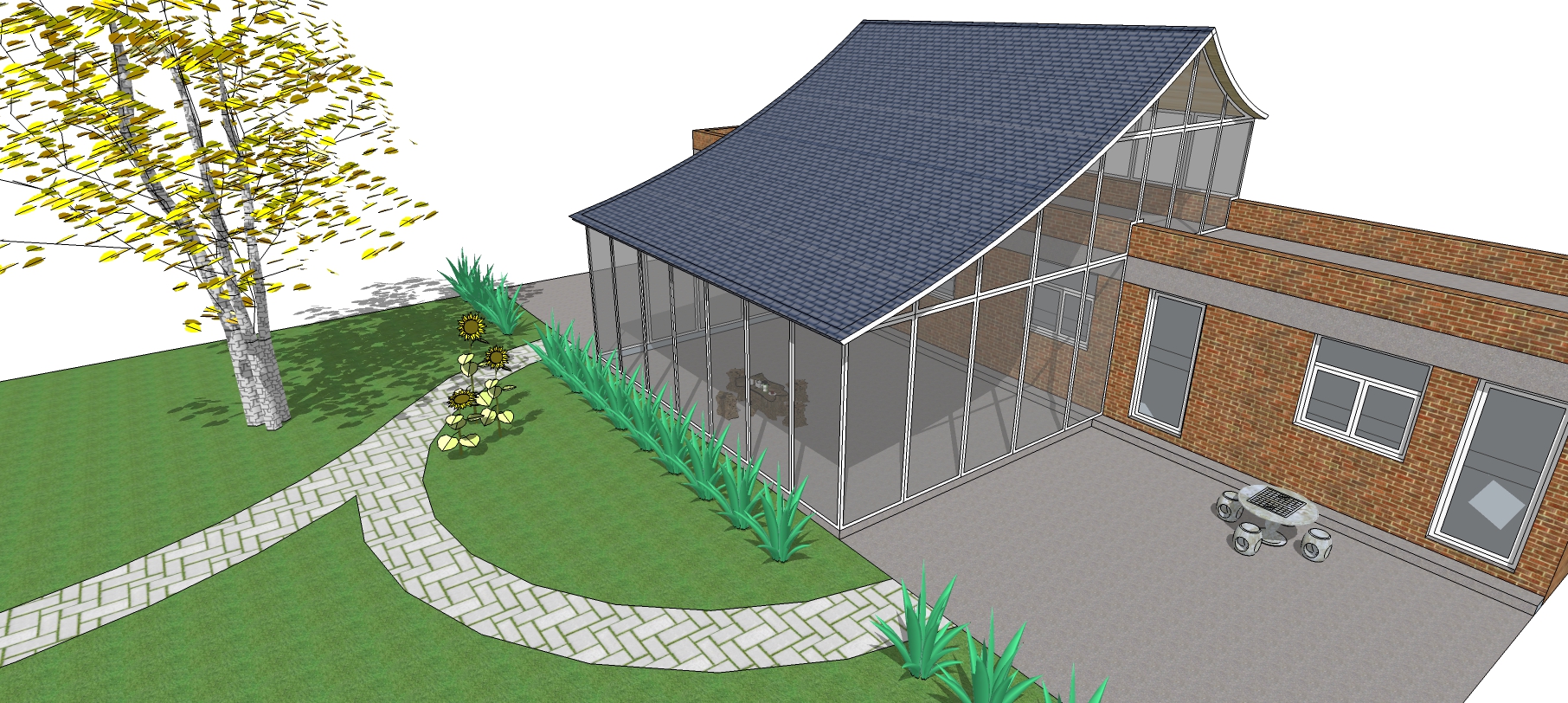 房子搭建树脂瓦屋顶如何设计造型？树脂瓦房顶效果图给大家看看 - 哔哩哔哩