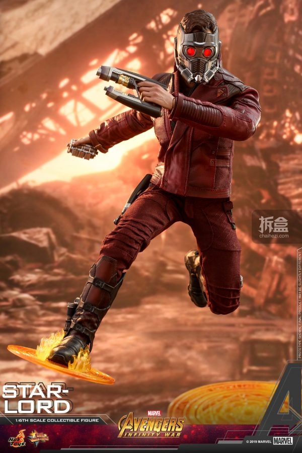 hottoys复仇者联盟3无限战争星爵16比例珍藏人偶