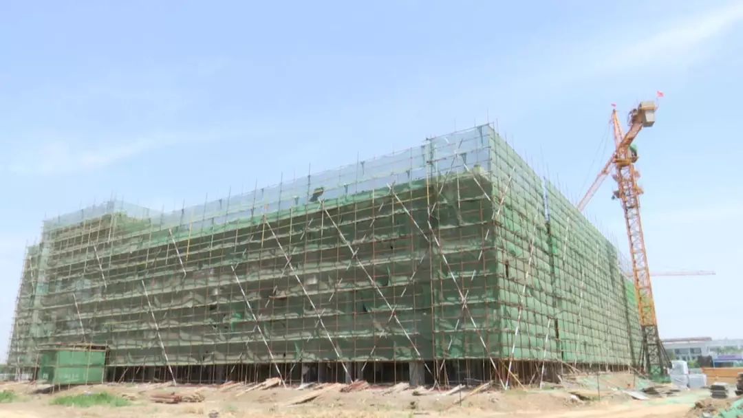 快要来了!济宁综合保税区监管仓库主体施工近