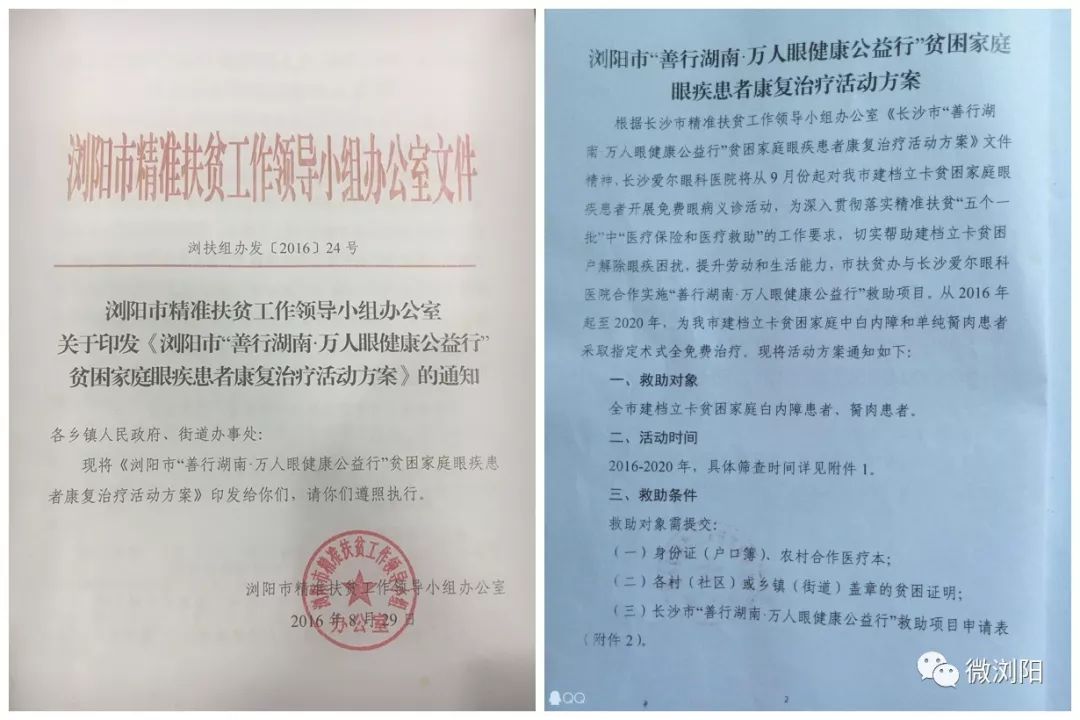 证明;长沙市"善行湖南·万人眼健康公益行"救助项目申请表【提交资料