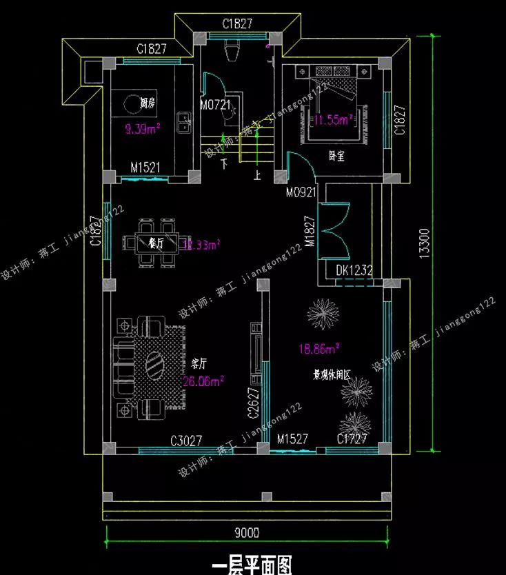 长方形宅不好建房面宽8-9米,这4款农村别墅,差评