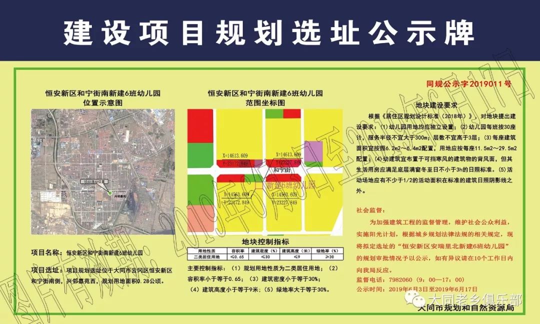 定了!大同棚户区新建1所小学,3所幼儿园及4所公园绿地