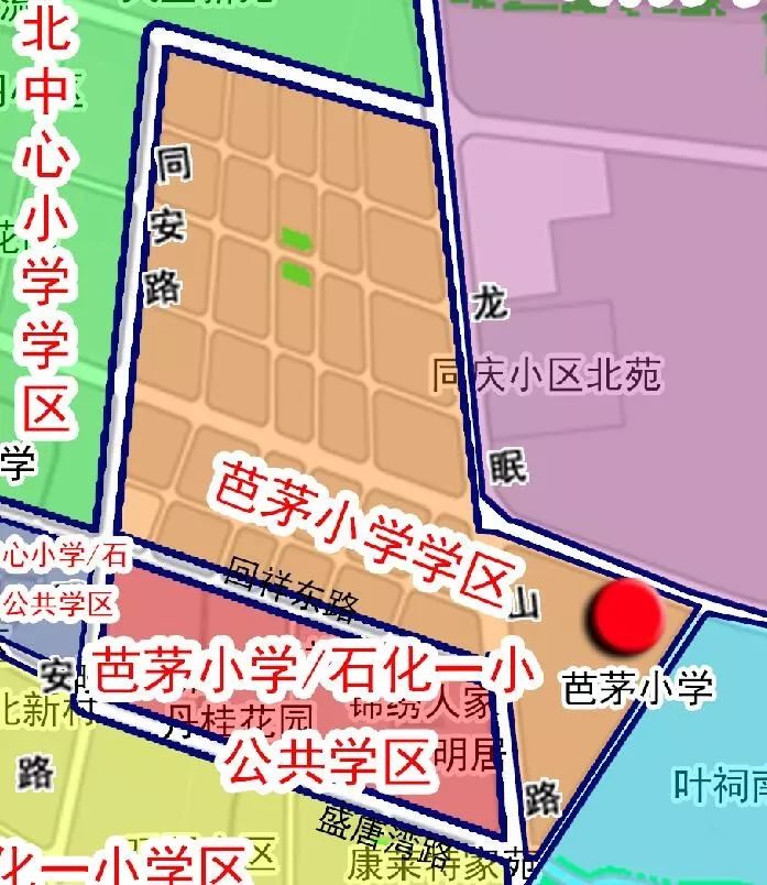 2019年安庆市区部分小学学区划分方案公布ps经开区宜秀区划分详图