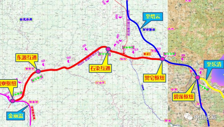 碧莲,巽宅,界坑有望通高速公路啦!线位走向为