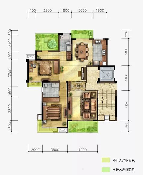 宏达雍锦府一期户型图部分展示