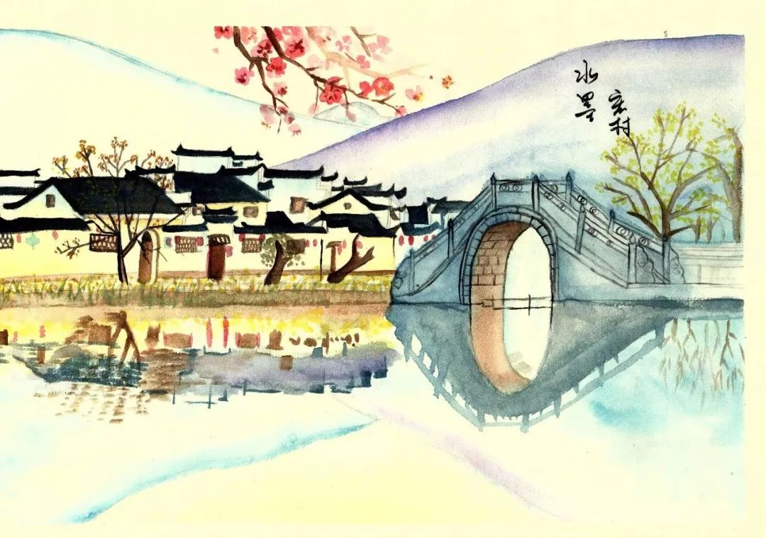 "手绘新安江"绘画作品征集活动活由共青团黄山市委,黄山市教育局及