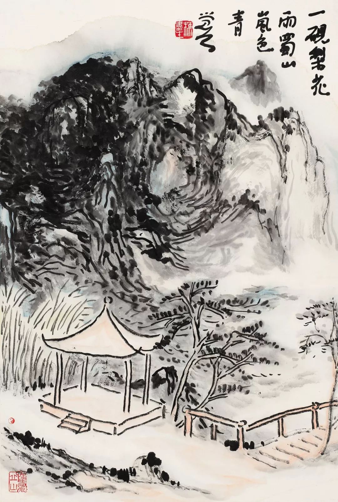 著名书画家梅墨生先生逝世,享年60岁,附:书画作品欣赏