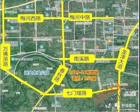 最新舒城又卖地4宗揽金11亿万达地块马上开拍