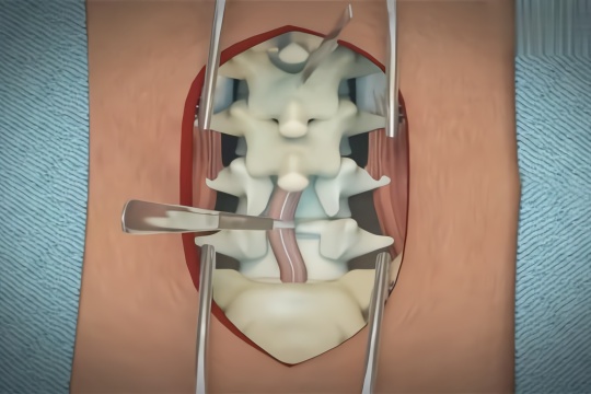 3d动画演示腰椎间盘切除手术操作全过程