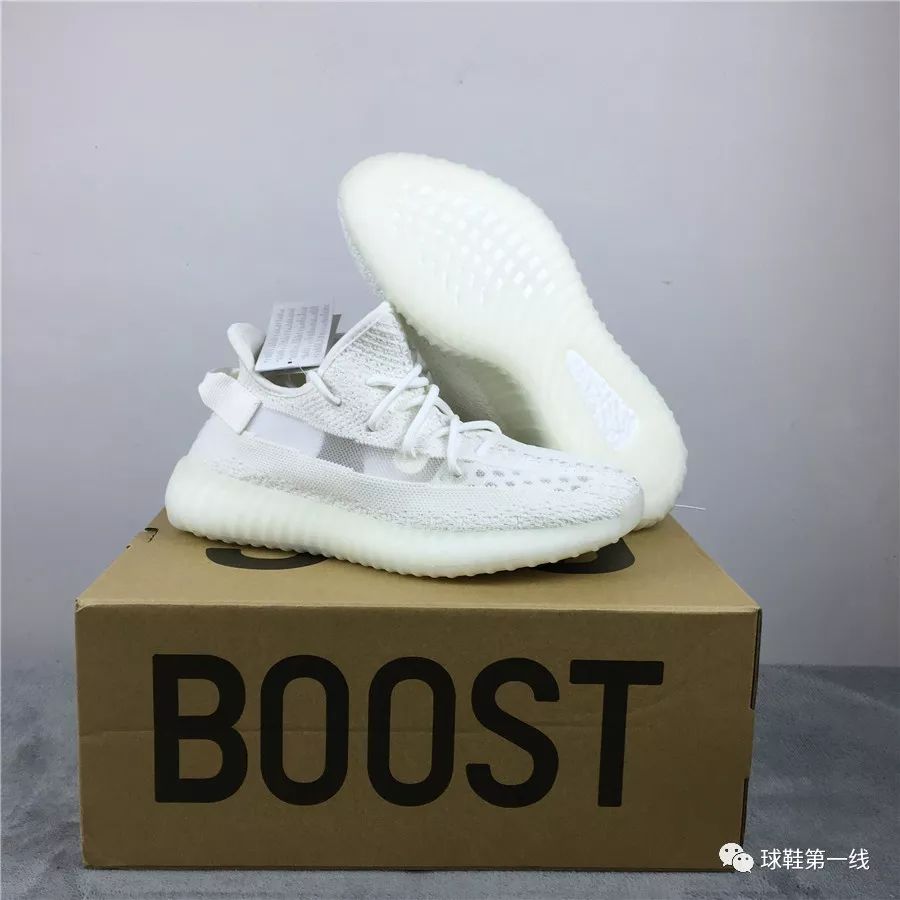 350 V2 纯白半透明Get Adidas Yeezy Boost 350V2“All white”货号：EG7962_部位